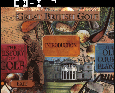 Great British Golf: Middle Ages - 1940 Title Screen
